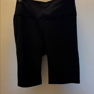 Women's Black Fabletics High-Waist Bike Shorts